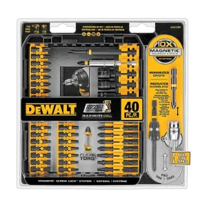 DeWALT DWA2NGFT40IR Durable FlexTorq Impact Ready Screwdriving Set - 40pc