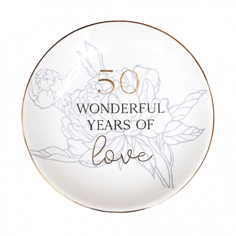 50th Anniversary Trinket Plate