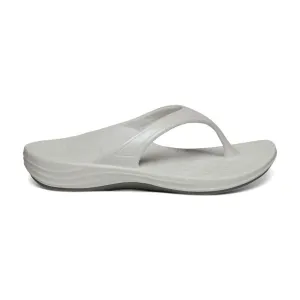 Aetrex Women's Fiji Orthotic Flips White