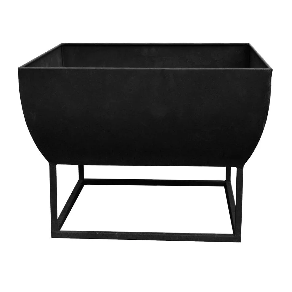 Alexandria Large Fire Pit - Black Iron