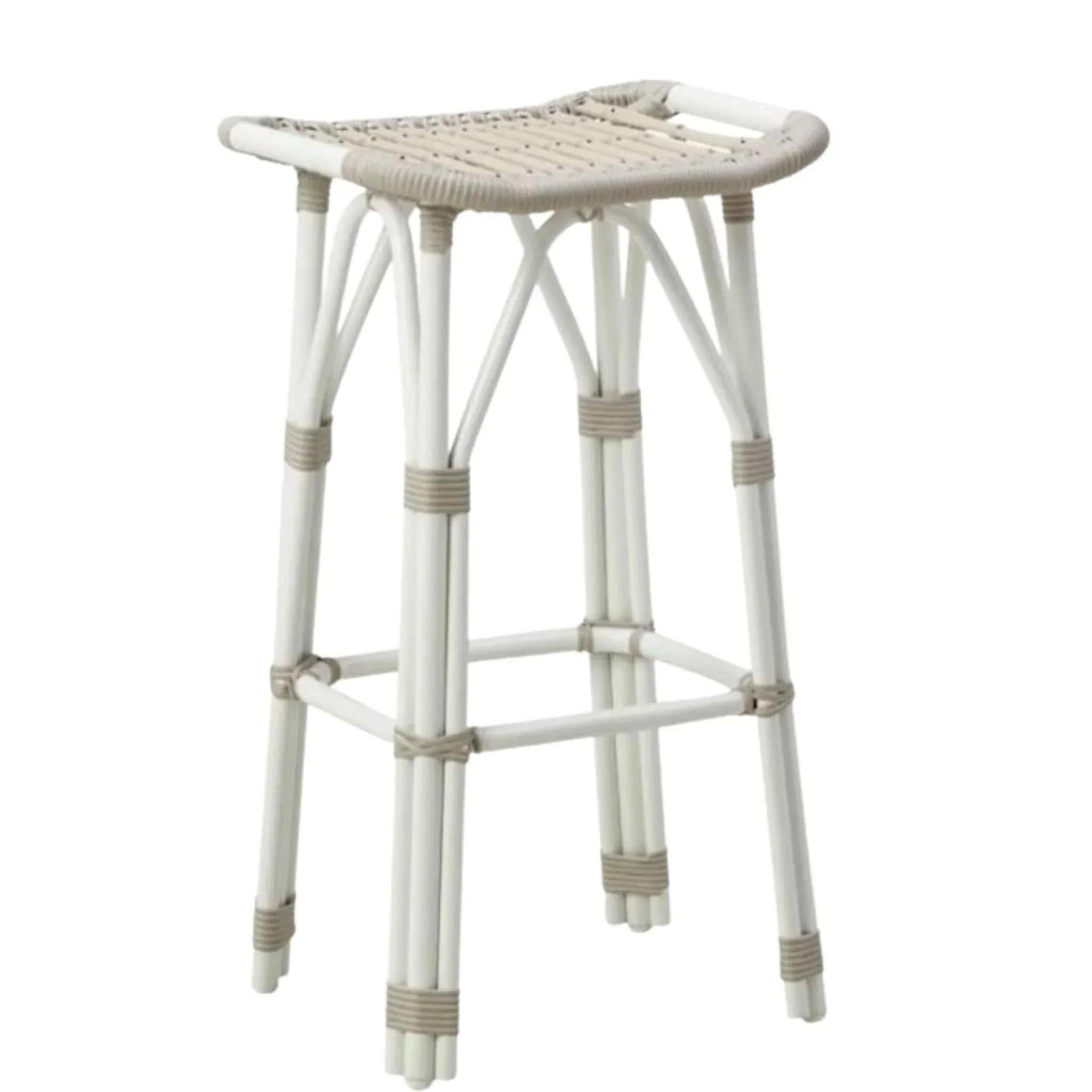 AluRattan™ Woven Bar Stool - Available in Two Colors