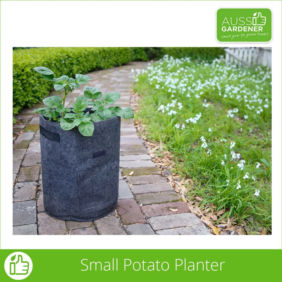 Aussie Gardener Potato Grow Bags - Reusable Heavy Duty Planter Bags - the easy way to grow potatoes at home