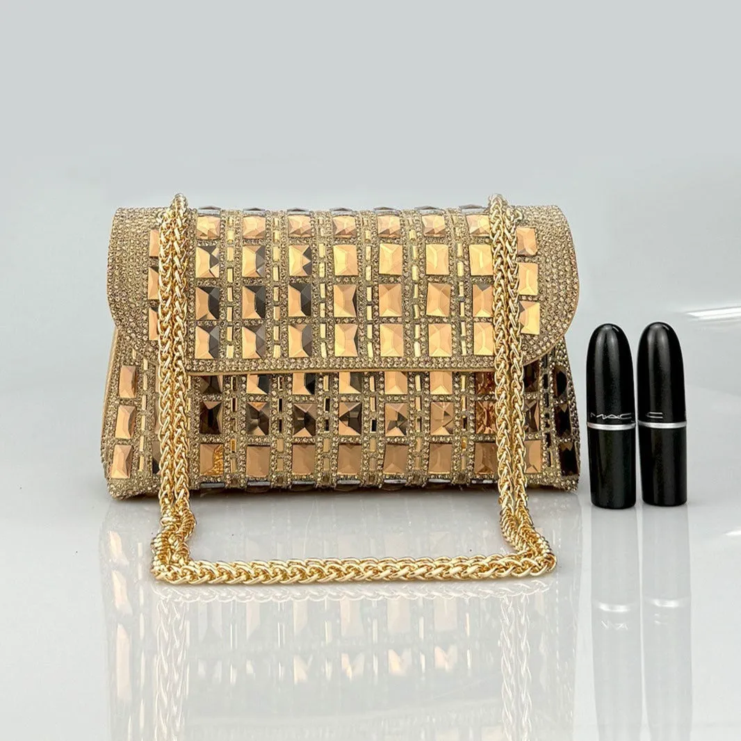 Ayesha Gemstones Clutch Bag