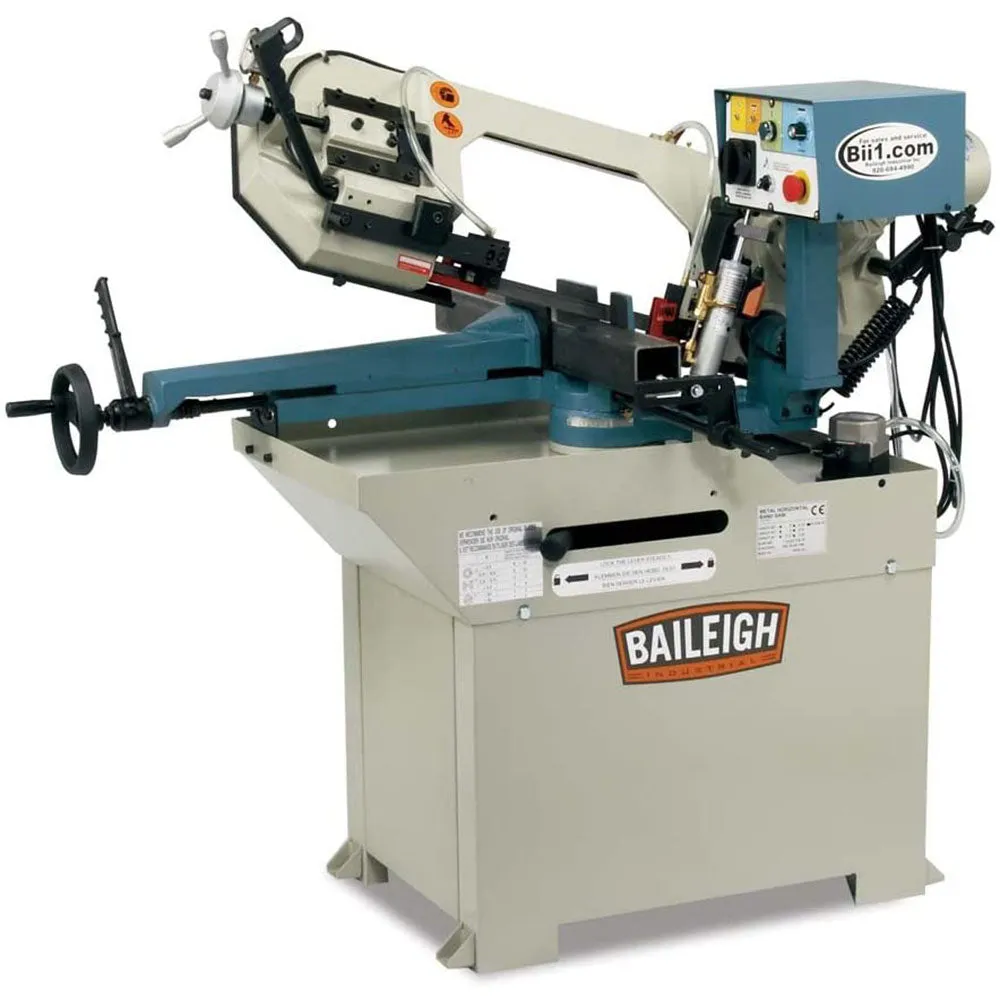 Baileigh 1001396 BS-250M 110V 8" Horizontal Metal Mitering Head Band Saw