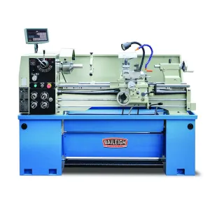 Baileigh 1016623 PL-1440E-1.0 14" x 40" Metal Lathe w/ Integrated Coolant System