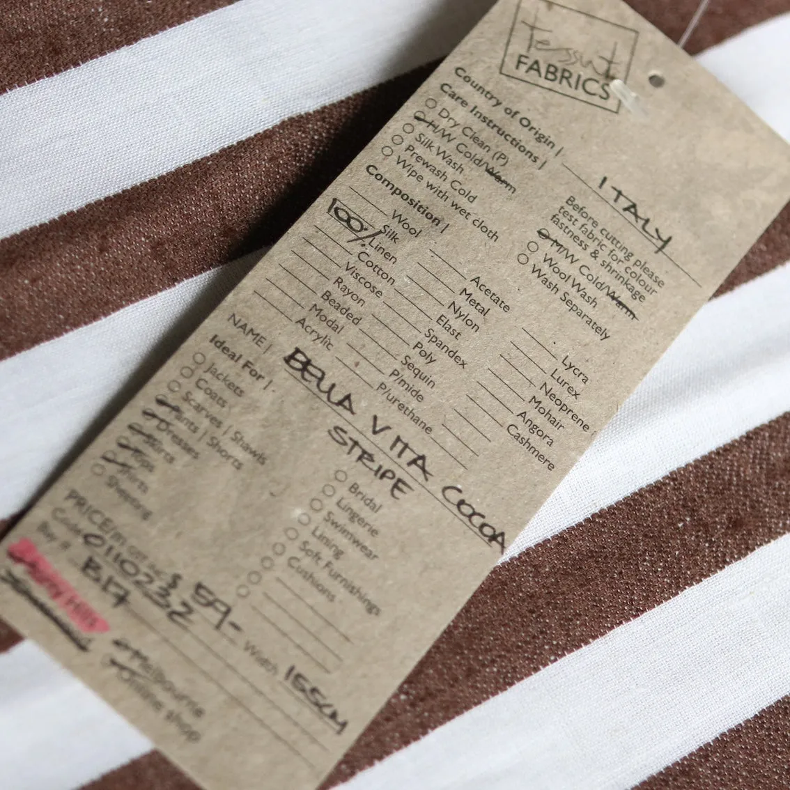 Bella Vita Cocoa Linen