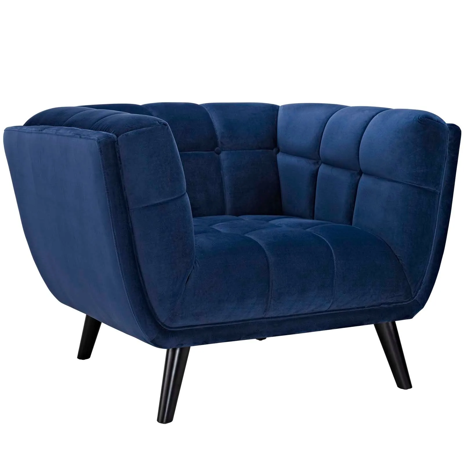 Bestow 2 Piece Performance Velvet Sofa and Armchair Set by Modway