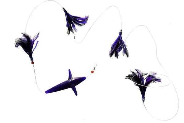 Bird Teaser Feather Daisy Chain - Included Lure Bag