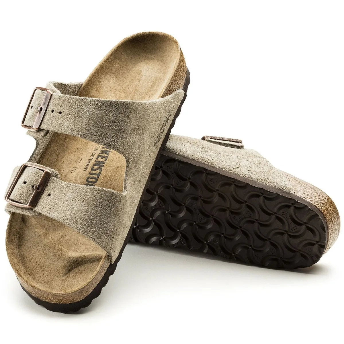 Birkenstock Men's Arizona Taupe Suede