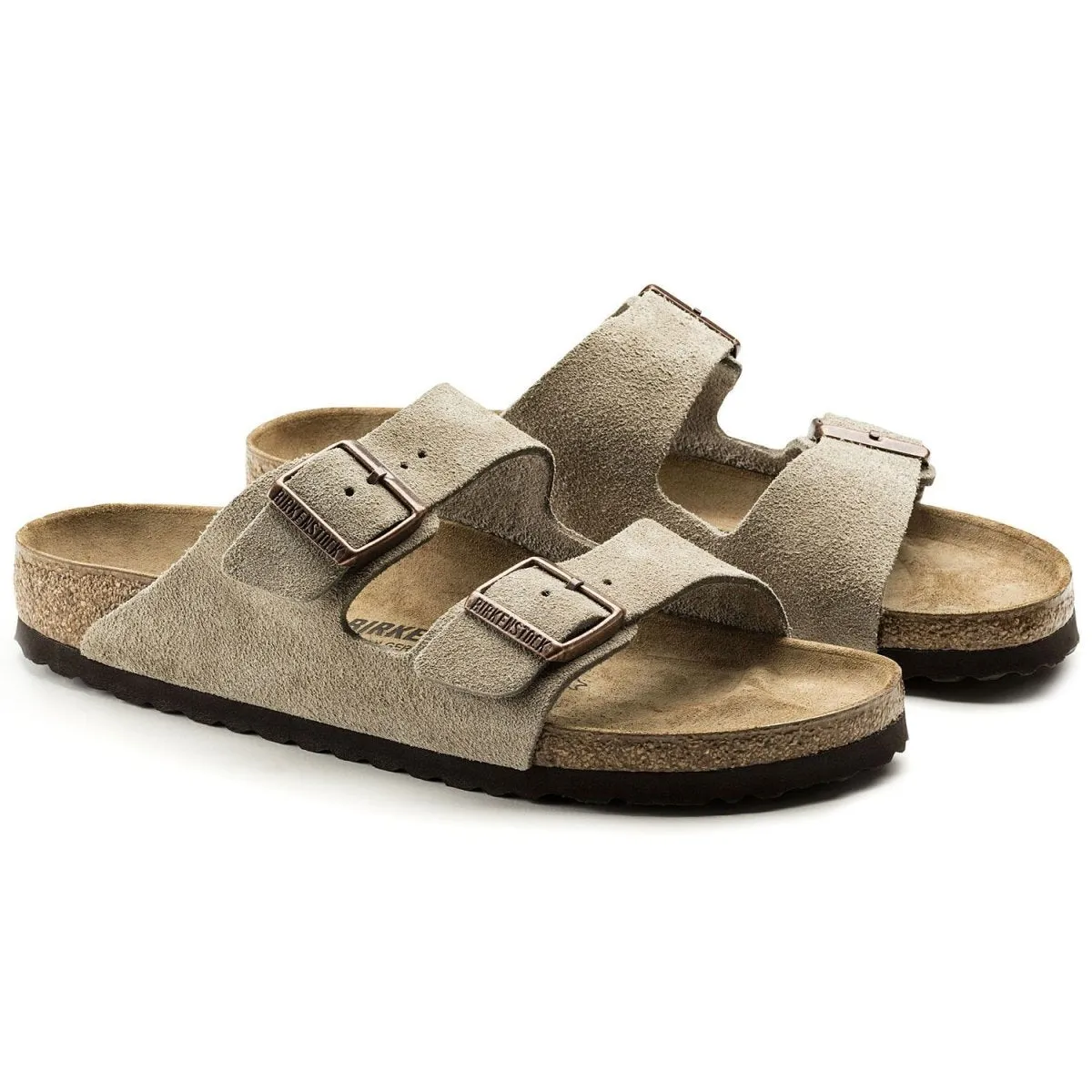 Birkenstock Men's Arizona Taupe Suede