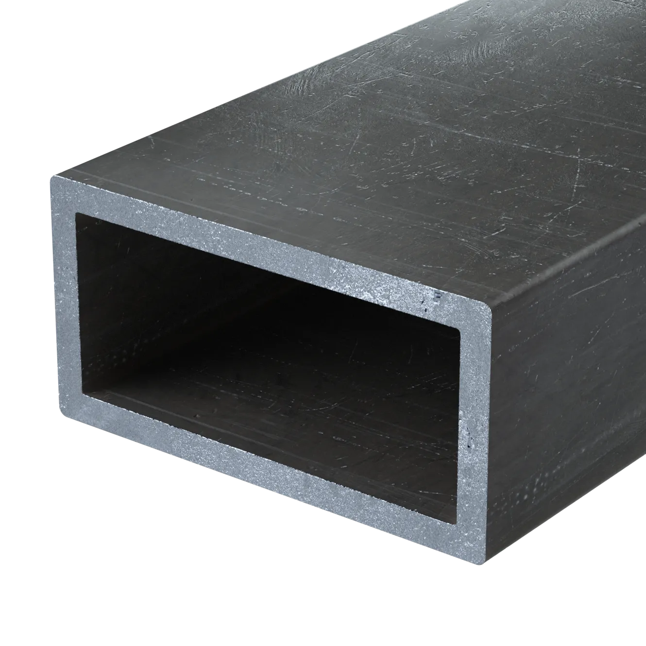 Black Steel Rectangular Tube