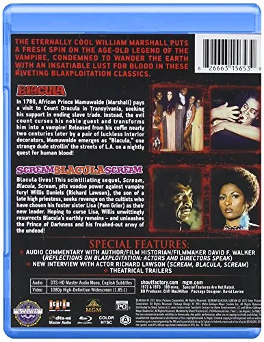 Blacula / Scream Blacula Scream [Blu-ray]