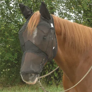 Cashel Unisex Quiet Ride Long Nose And Ears Fly Mask