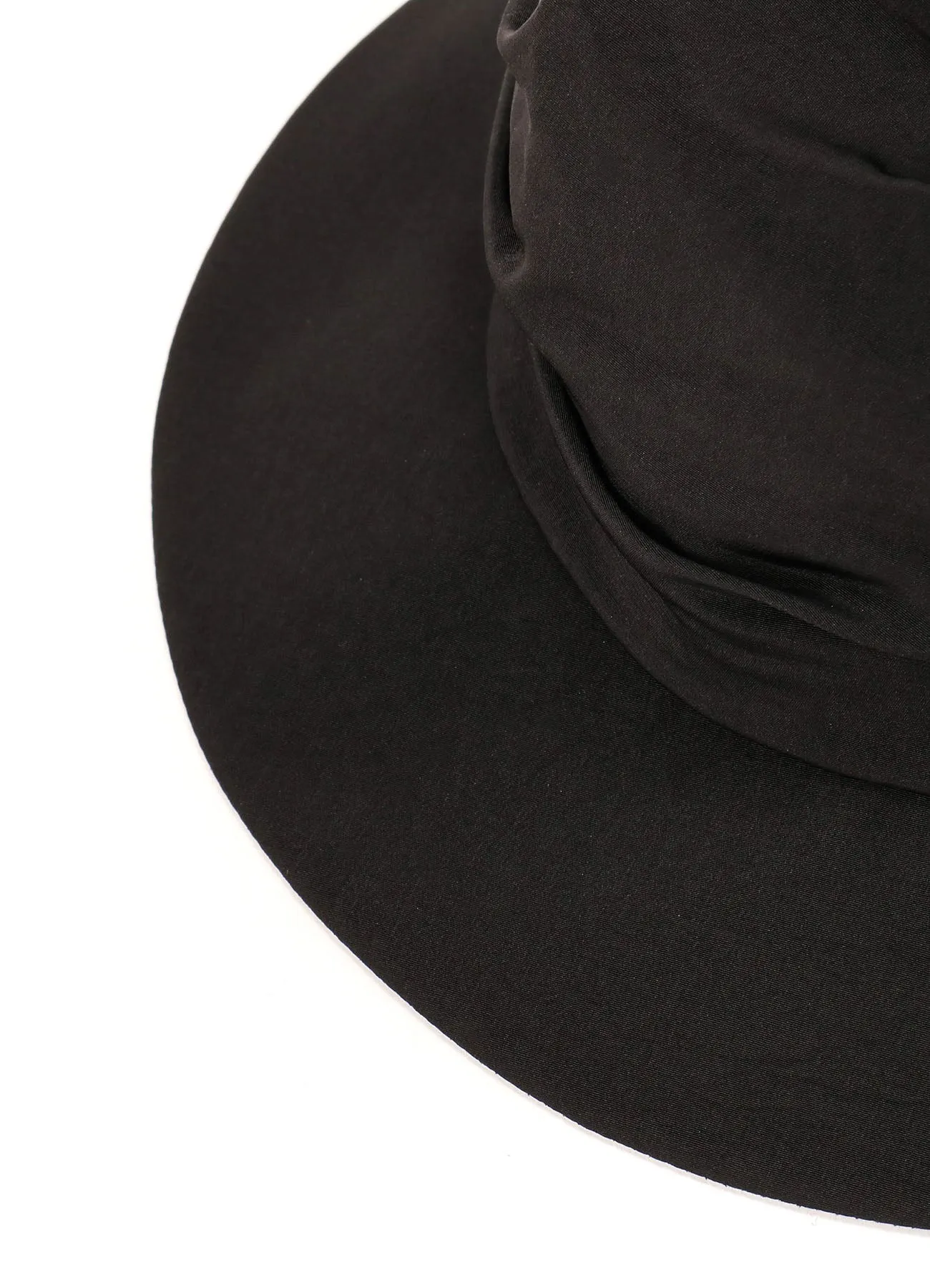 CREPE de CHINE DRAPE TUCKED HAT