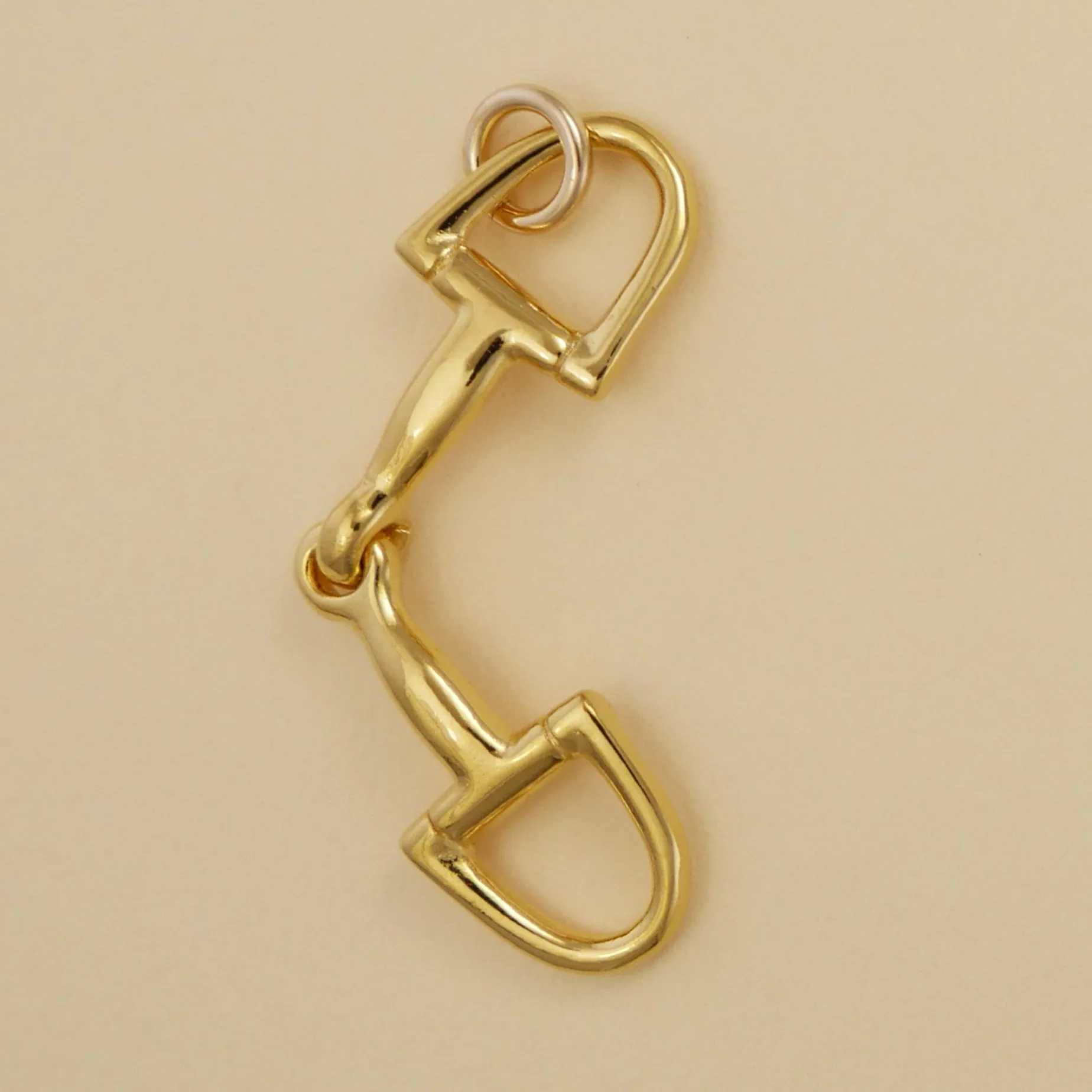 D Ring Snaffle Bit Charm