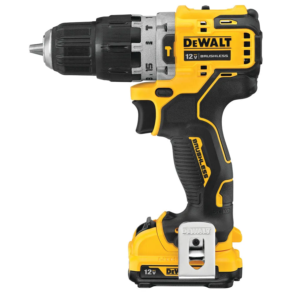 DeWALT DCD706F2 12V MAX 3/8" Brushless Cordless Hammer Drill Kit