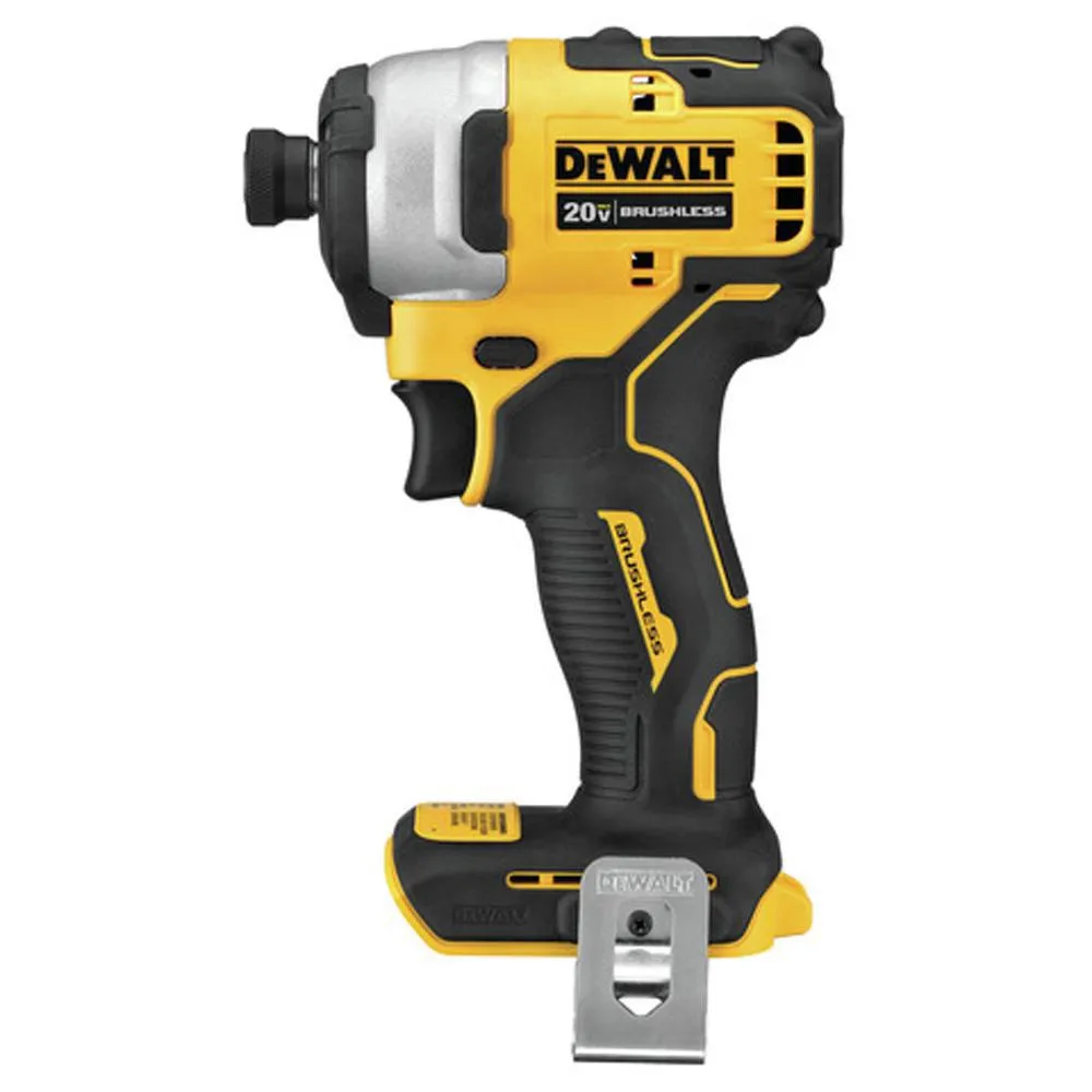 DeWALT DCF809C2 20V 1/4 Inch Brushless Compact Atomic Impact Driver Kit