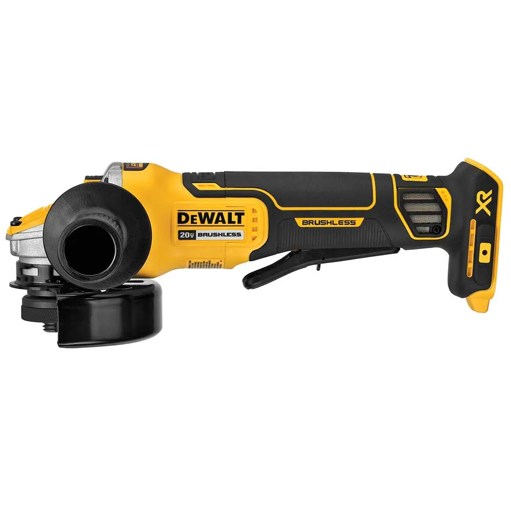 DeWALT DCG415B 20V XR 4-1/2" - 5" Brushless Paddle Angle Grinder - Bare Tool