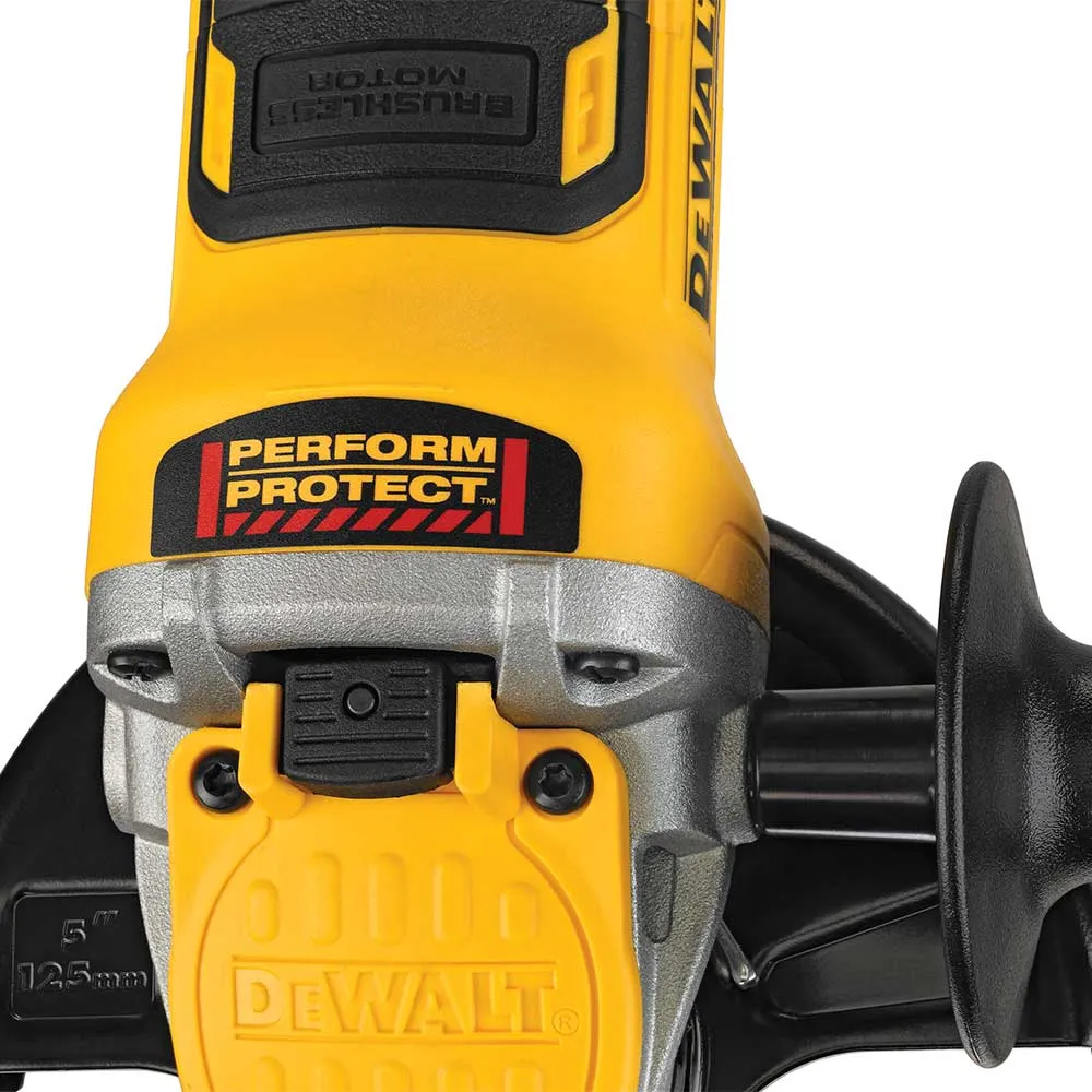 DeWALT DCG415B 20V XR 4-1/2" - 5" Brushless Paddle Angle Grinder - Bare Tool