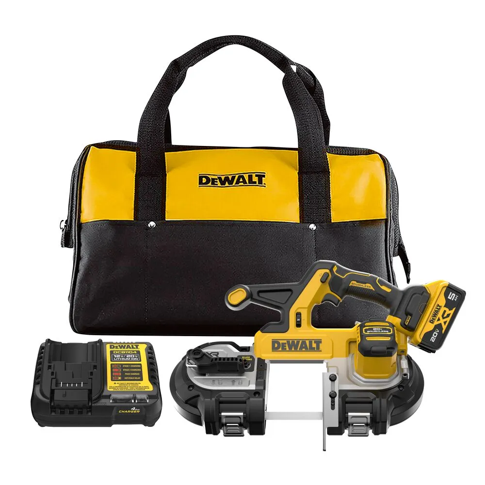 DeWALT DCS378P1 20V MAX XR Brushless Cordless Mid-sized Band Saw Kit