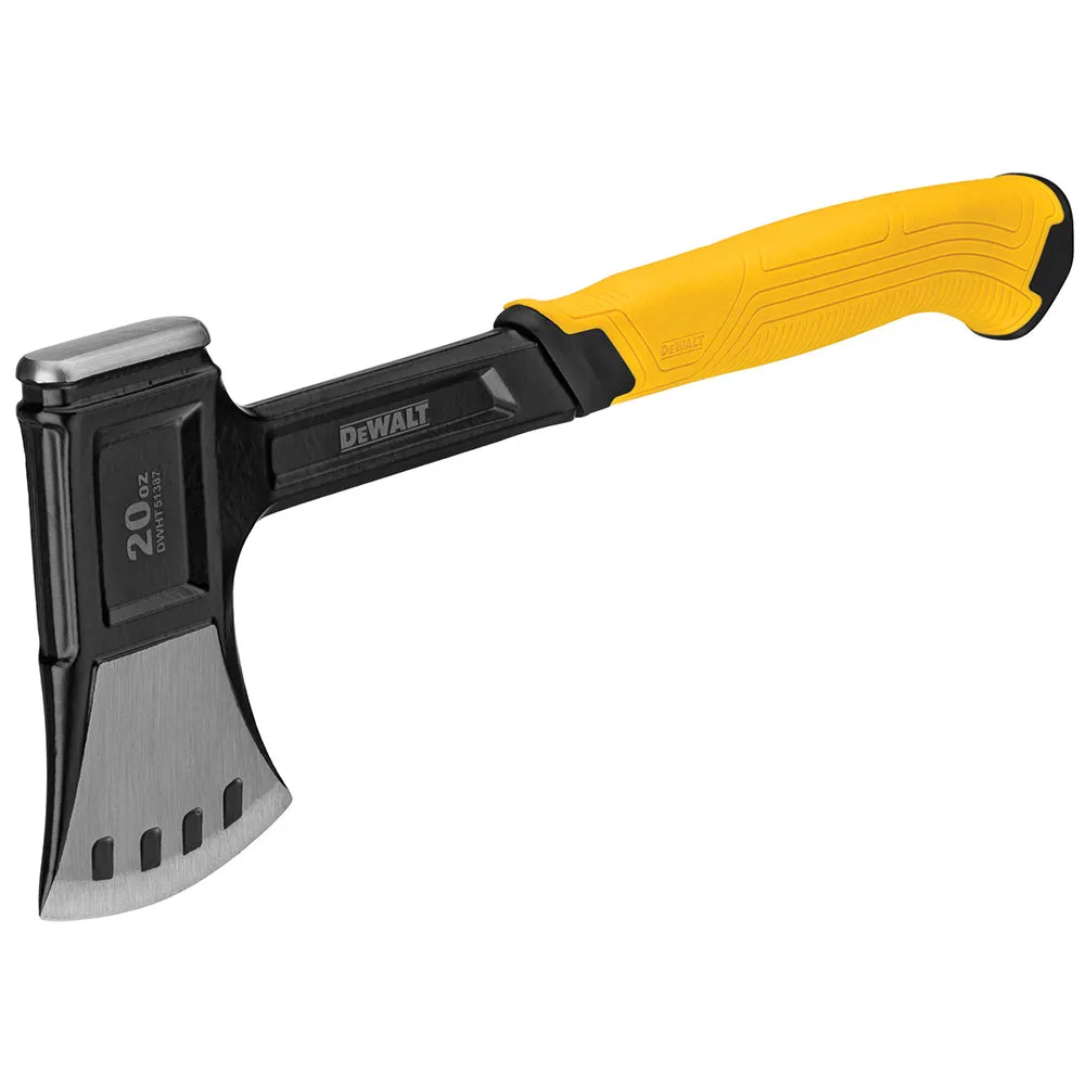 DeWALT DWHT51387 20-Ounce 1-Piece Scalloped Steel Camper's Axe