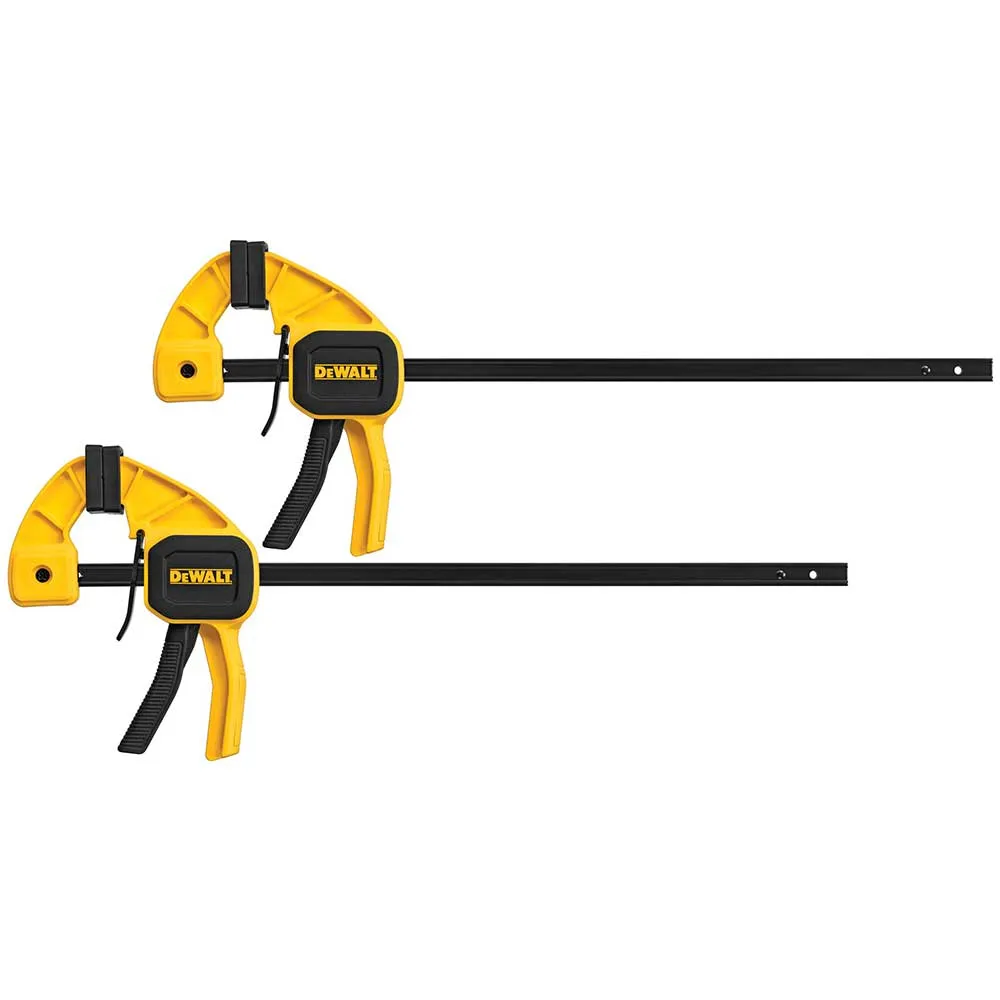 DeWALT DWHT83158 12" Medium Trigger Woodworking Bar Clamps - 2 Pack