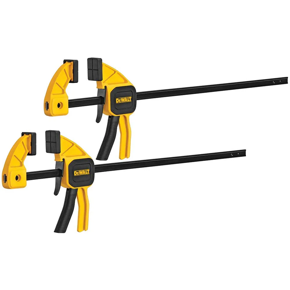 DeWALT DWHT83158 12" Medium Trigger Woodworking Bar Clamps - 2 Pack