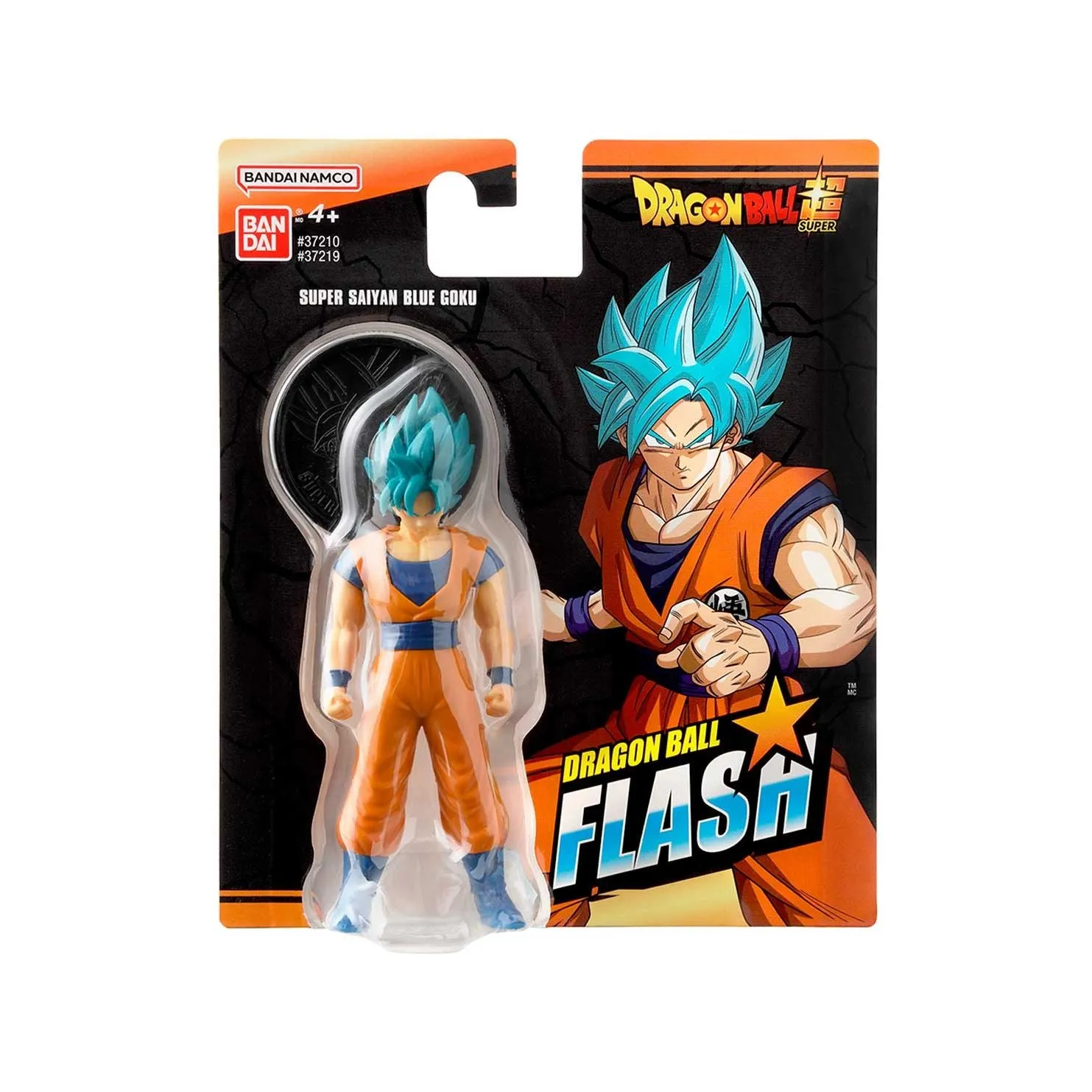 Dragon Ball Super Super Saiyan Blue Goku Dragon Ball Flash Figure 4 inches