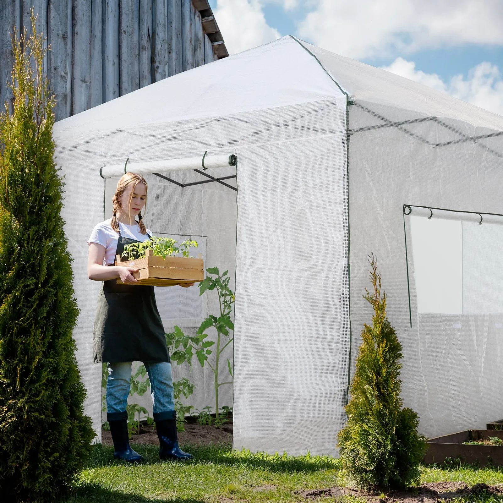 EAGLE PEAK 10x10 Pop-up Walk-in Greenhouse