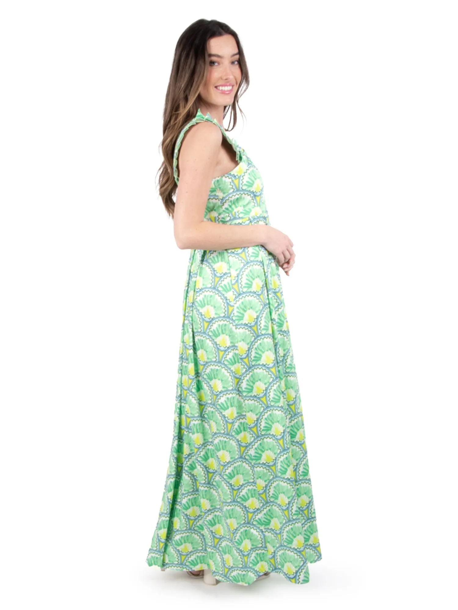 Empire Maxi Dress - Deco Palm