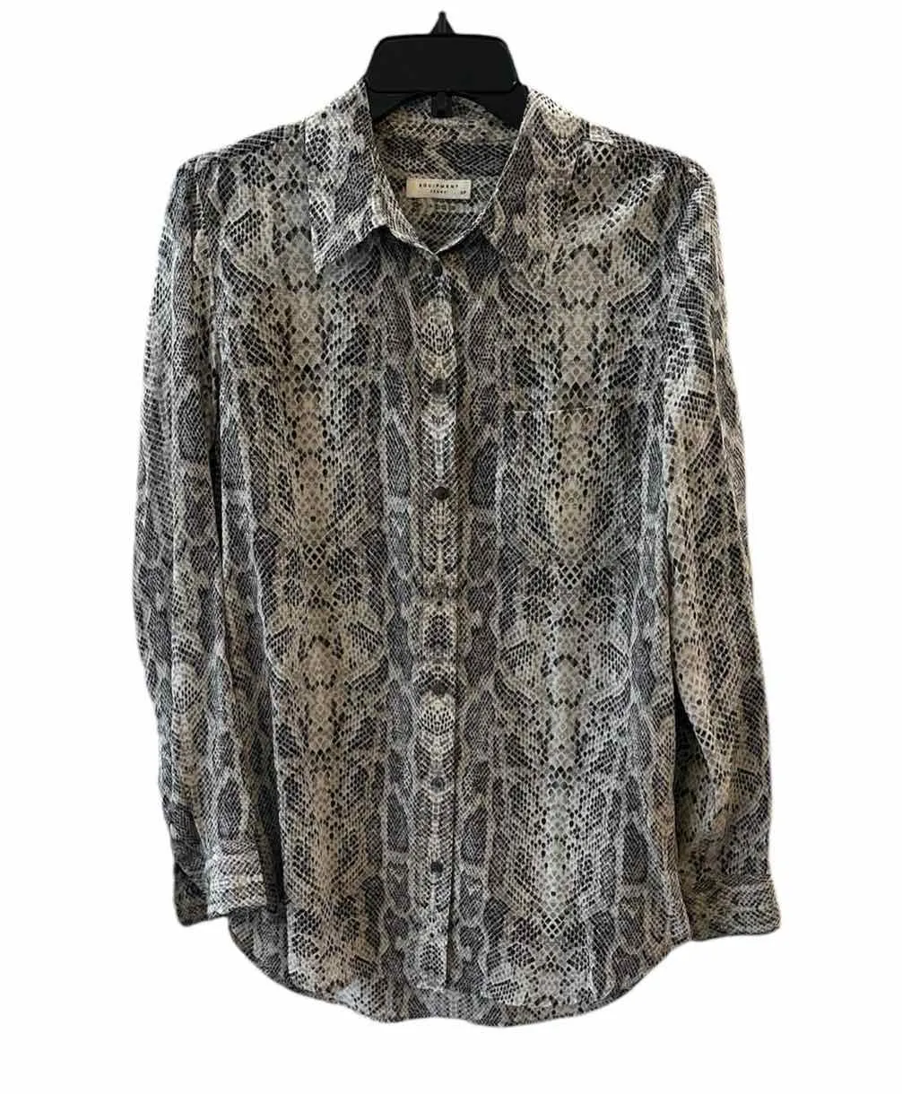 Equipment Femme Grey multi Size S Shirt