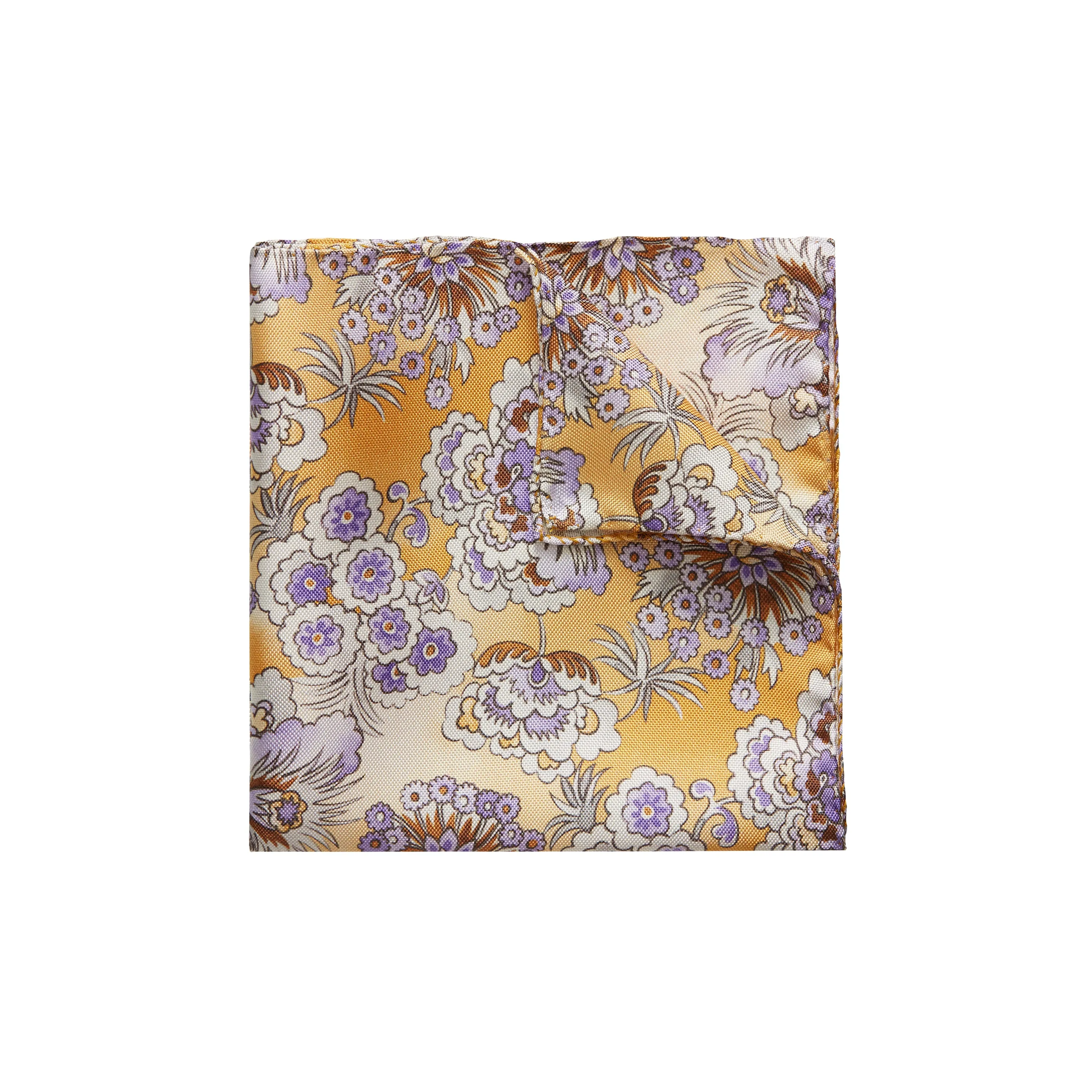 Floral Print Pocket Square