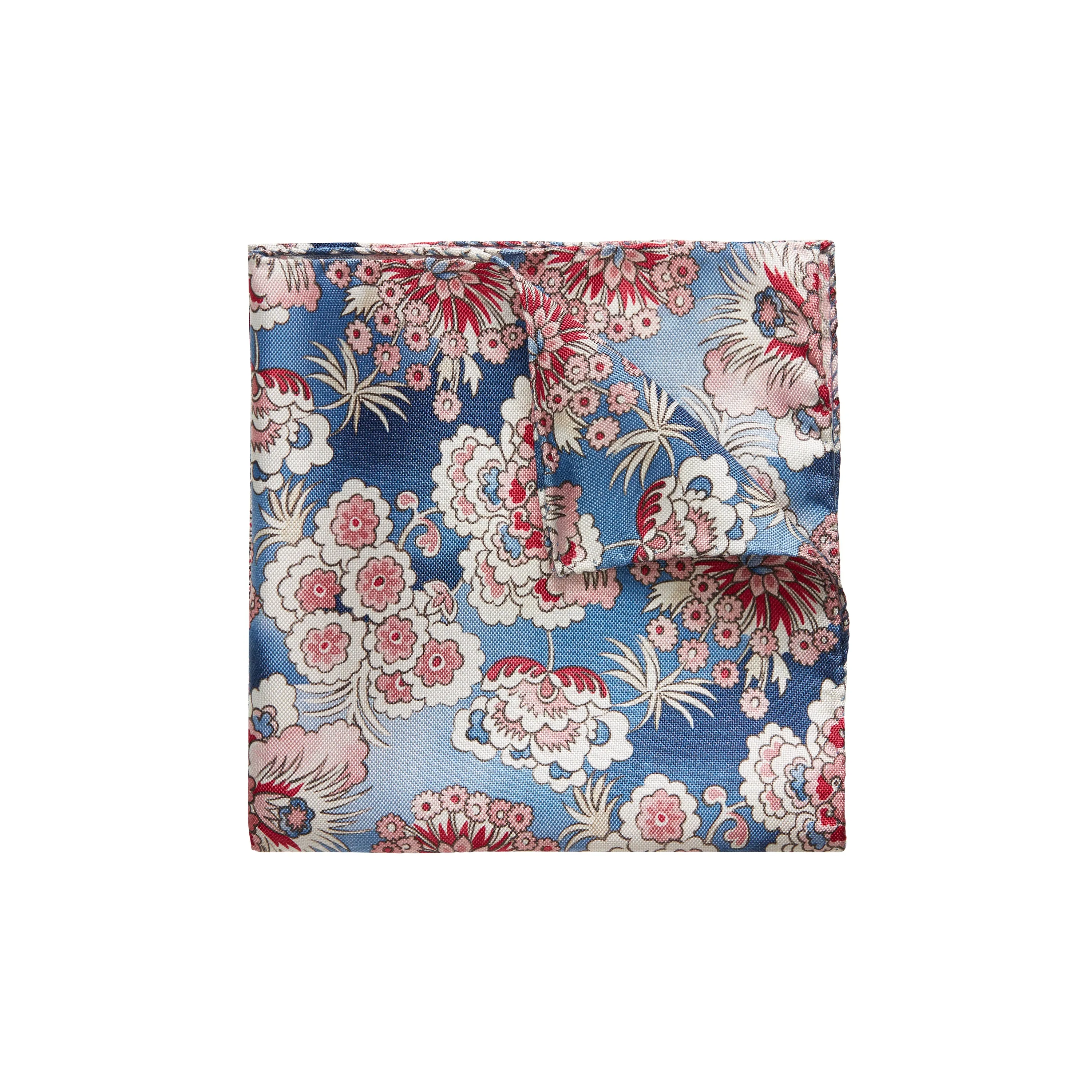 Floral Print Pocket Square