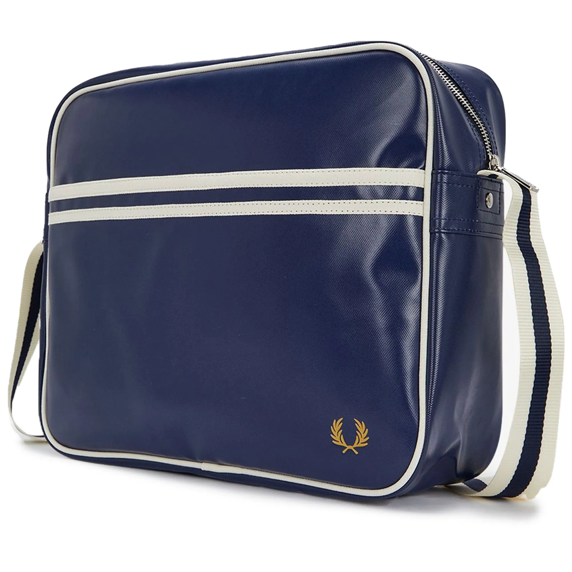 Fred Perry Classic Shoulder Bag Carbon Blue / Ecru