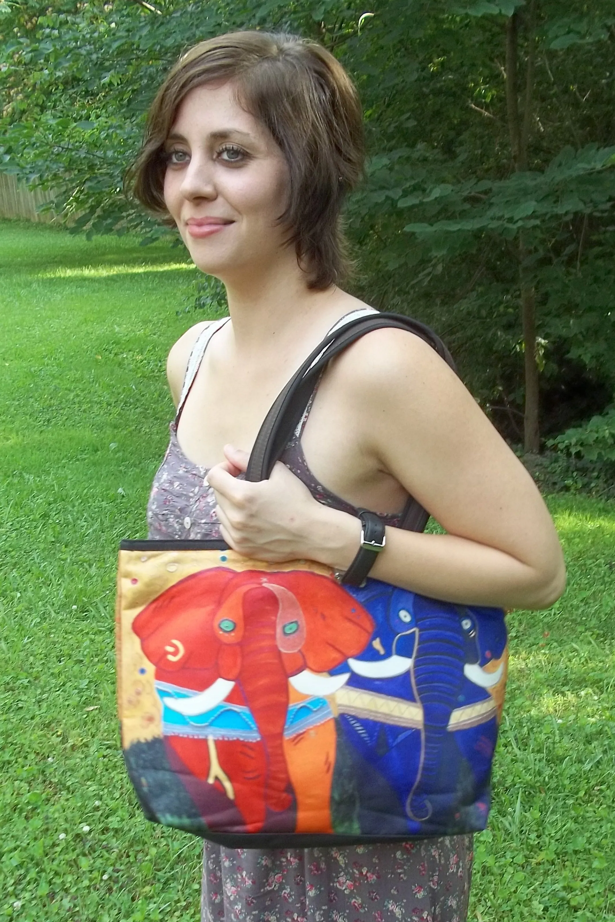 Frog Purrfect Tote- Kaleidoscope