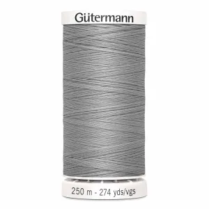 Gutermann Polyester Thread 250m #102 Light Grey