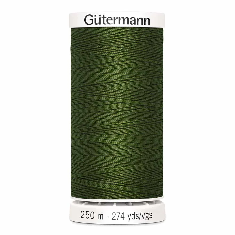 Gutermann Polyester Thread 250m #780 Olive Green