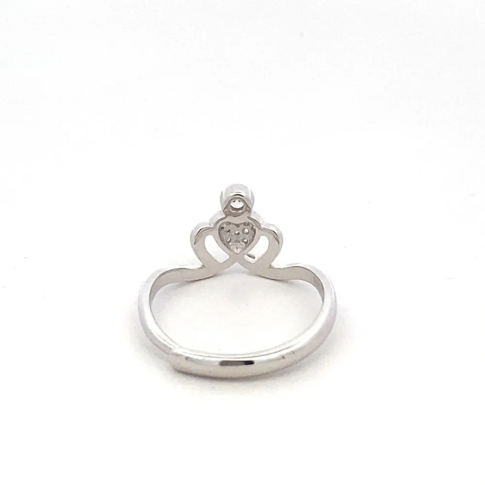 Hailee Heart 925 Sterling Silver Adjustable Ring