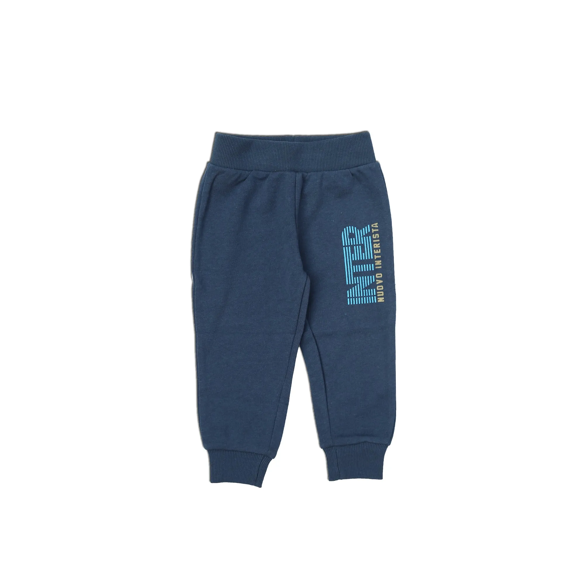 IT - Kids 'Blue' Inter Side Print Terry Jogging Trouser IT199