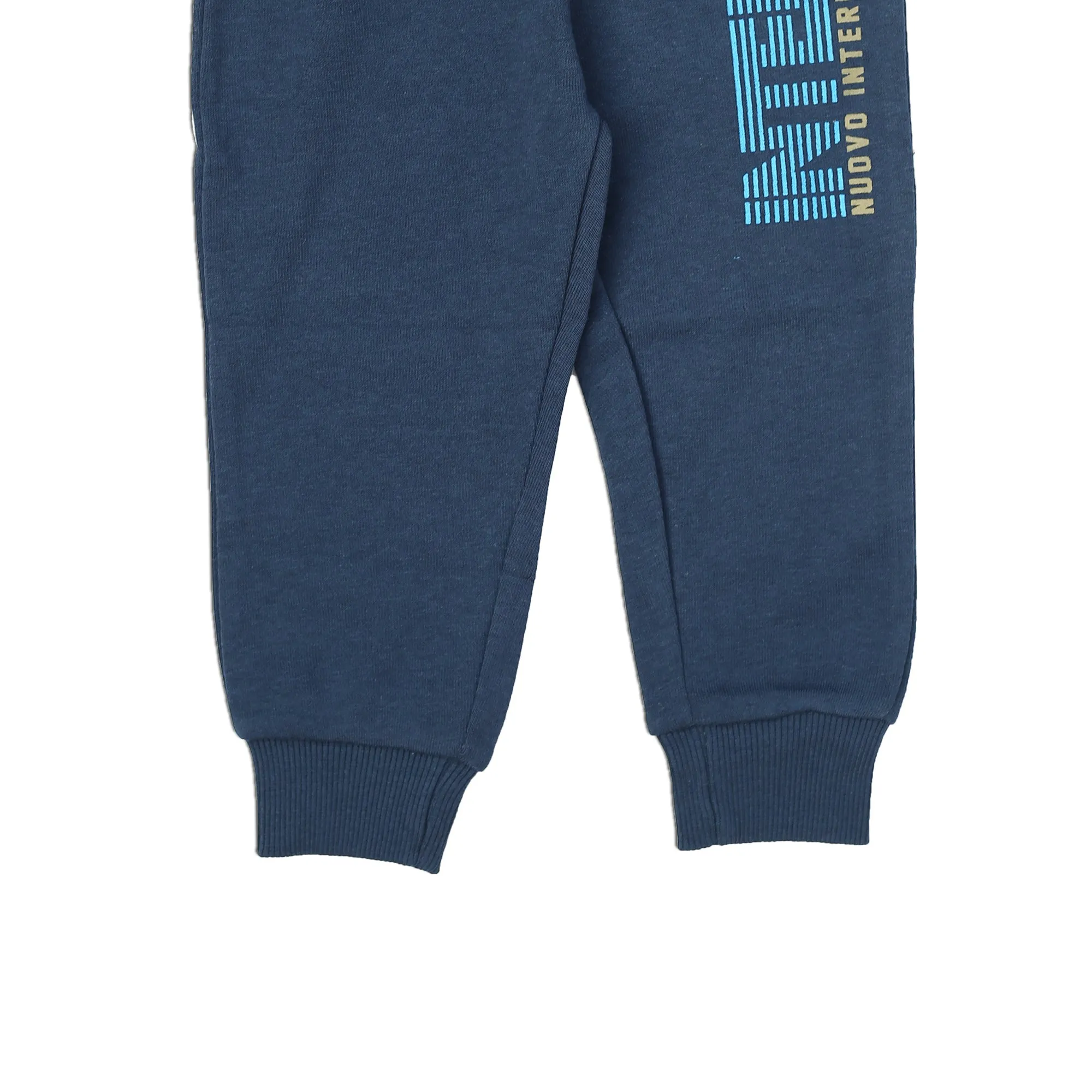 IT - Kids 'Blue' Inter Side Print Terry Jogging Trouser IT199