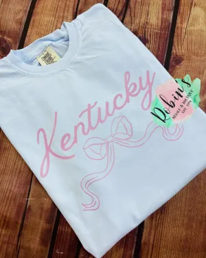 Kentucky Bow Comfort Colors Tee