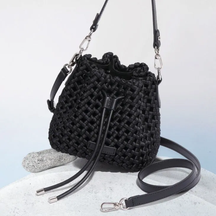 Marcella Silk Woven Handbag