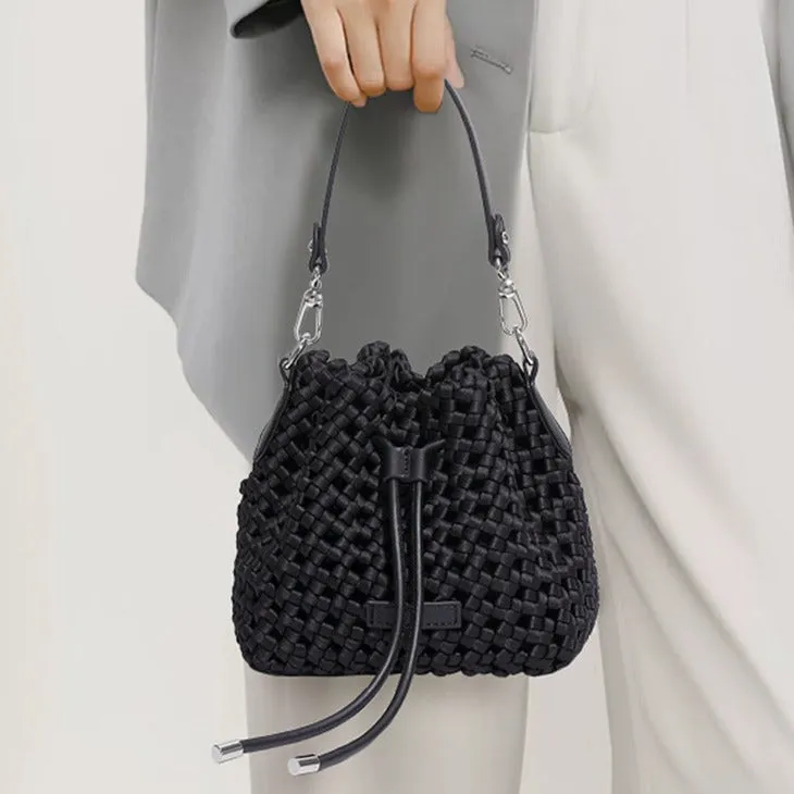 Marcella Silk Woven Handbag