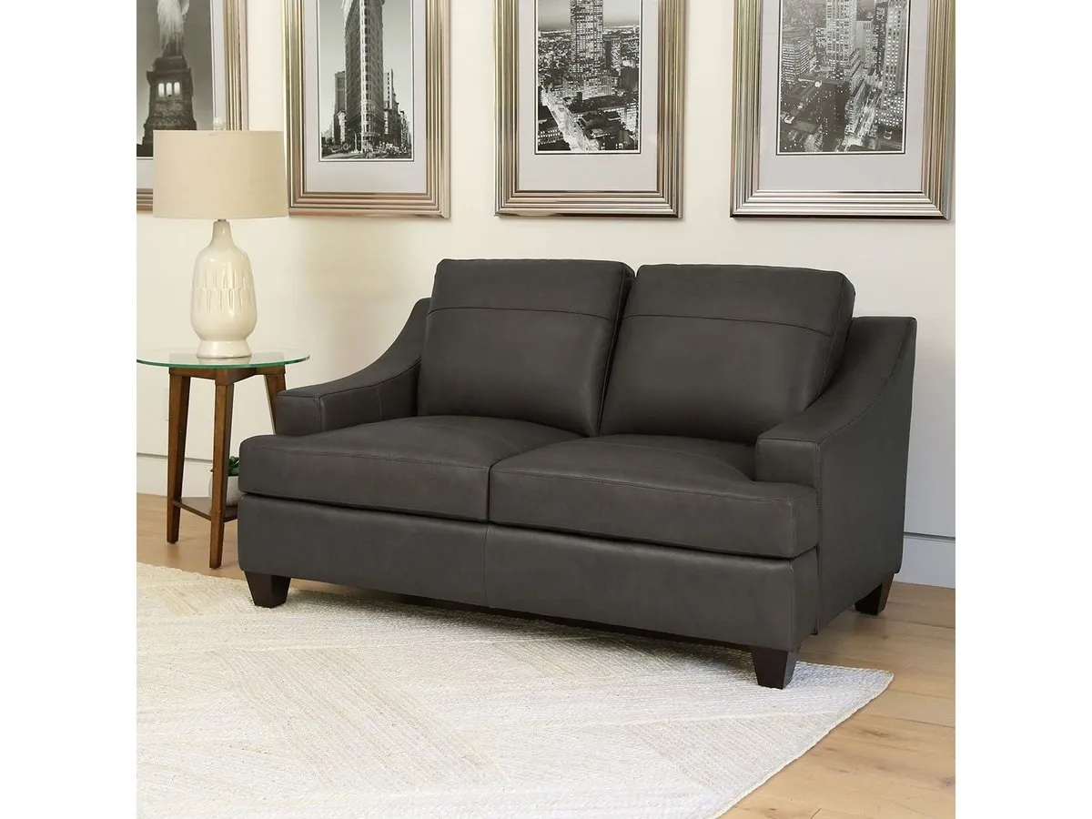 Merona Leather Loveseat