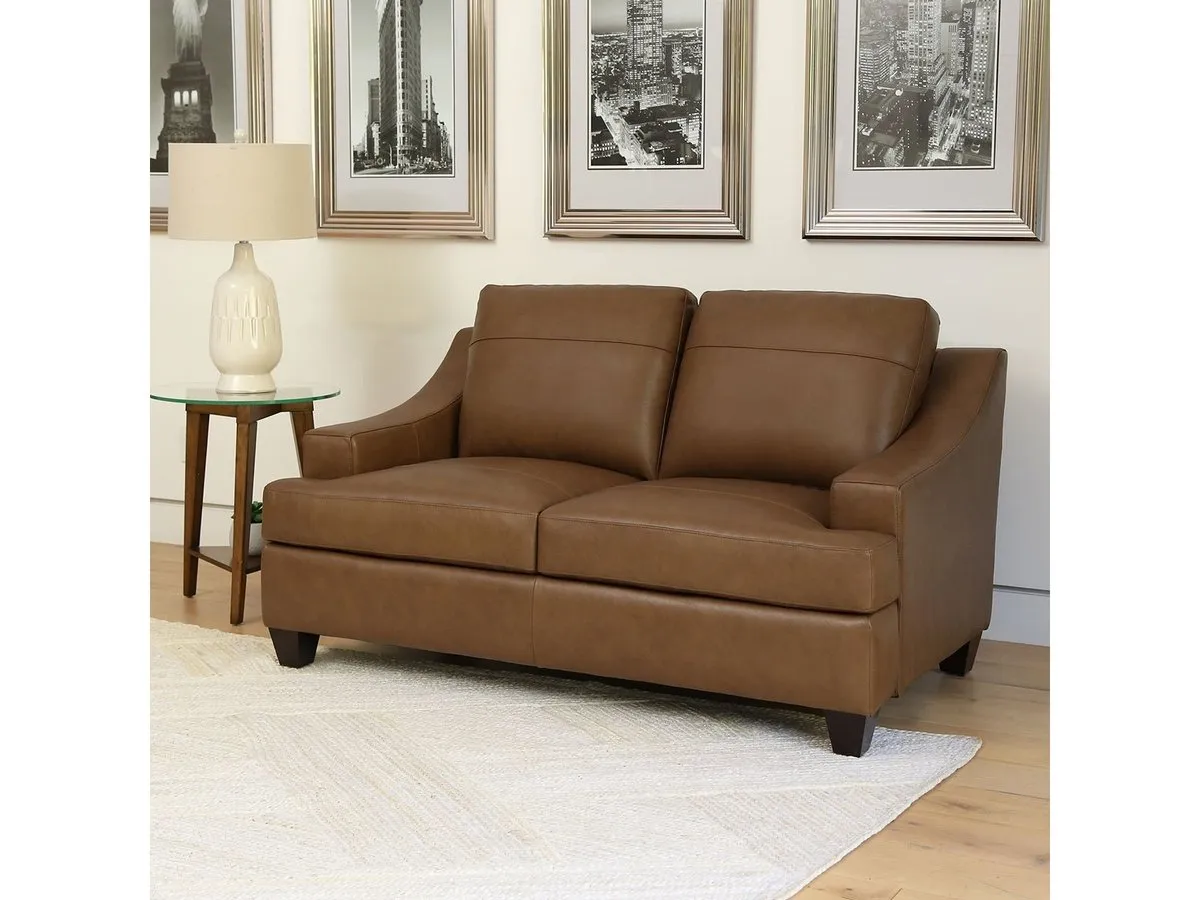 Merona Leather Loveseat