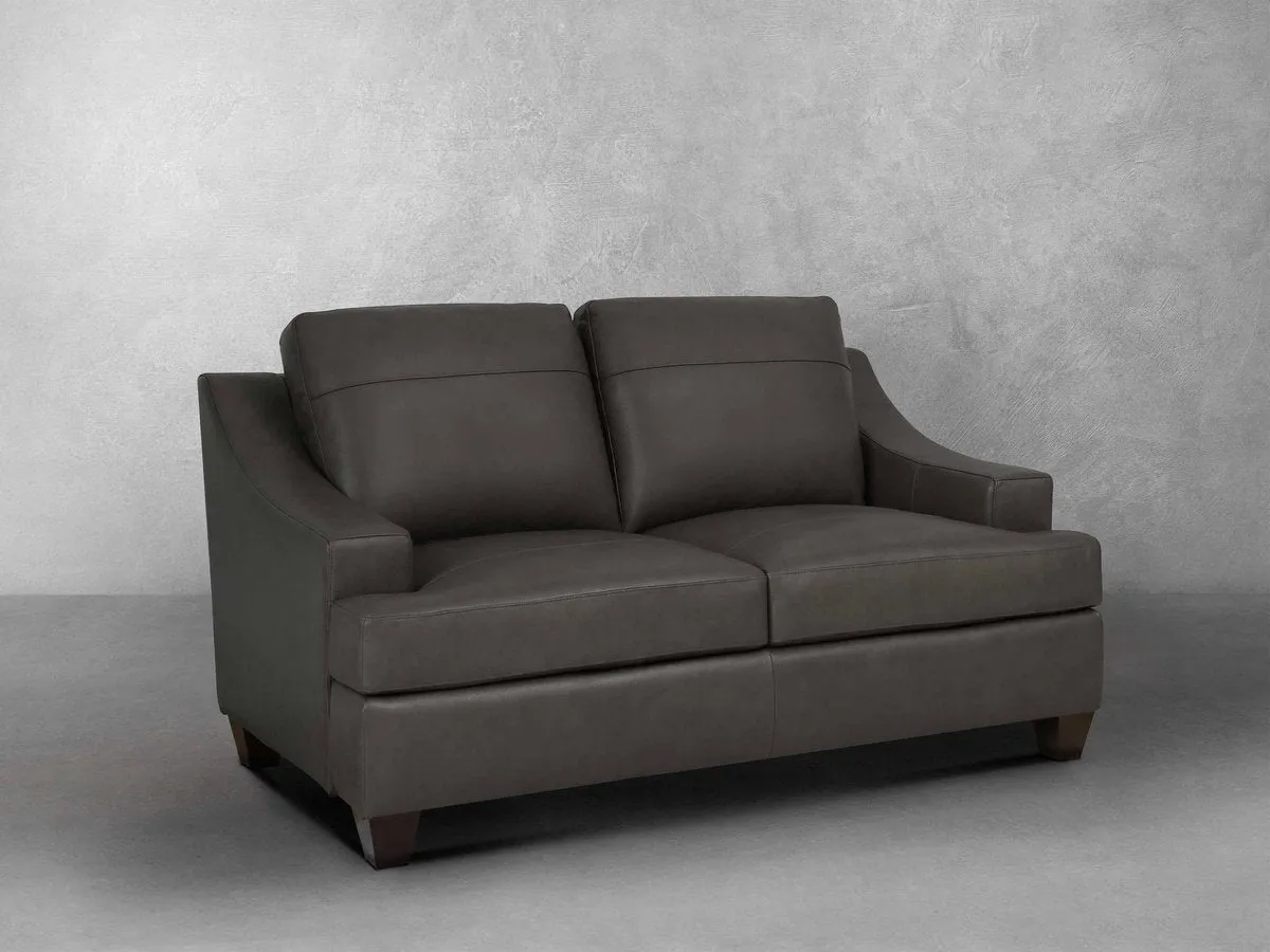 Merona Leather Loveseat