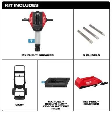 Milwaukee MX FUEL Demolition Breaker