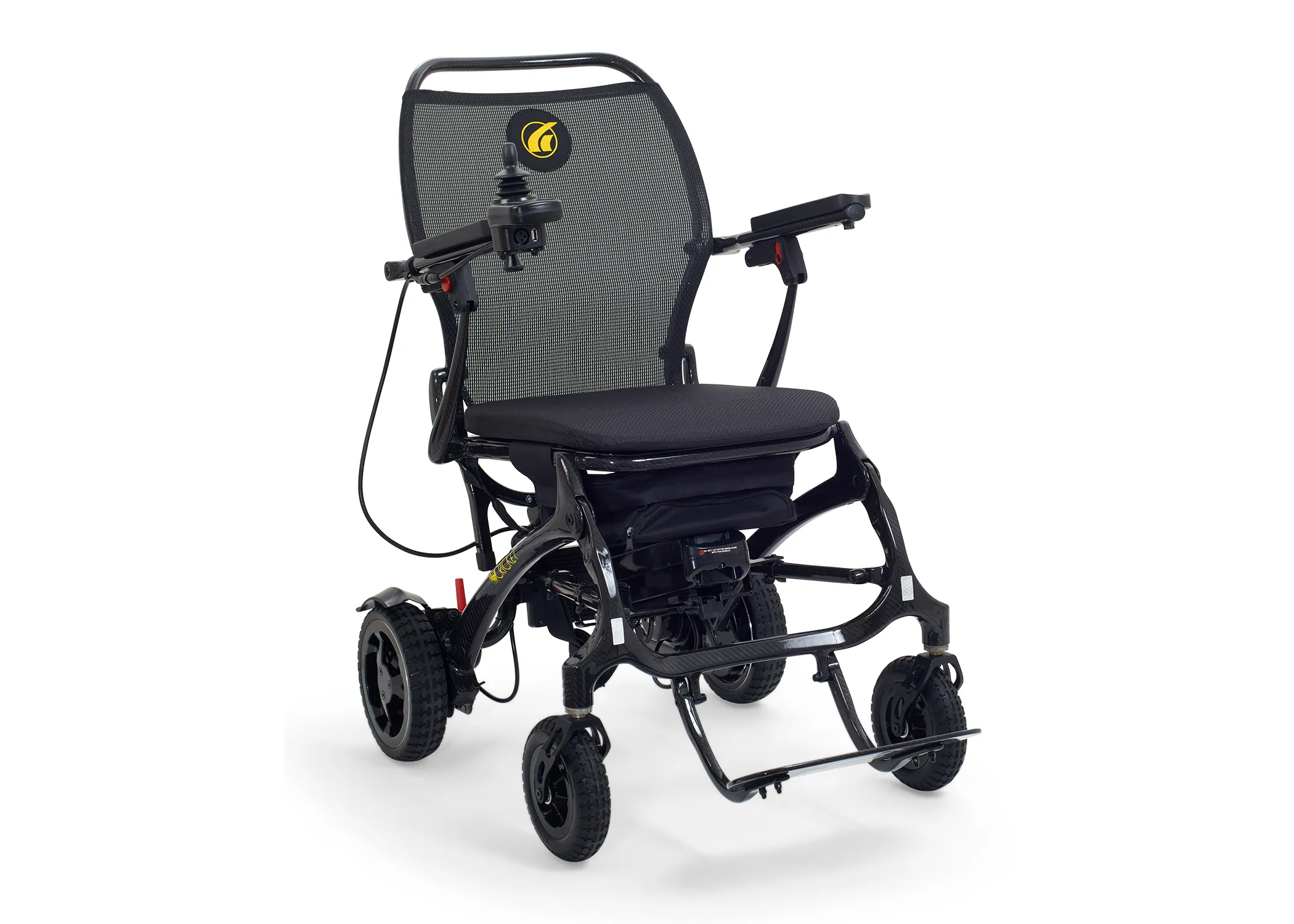 New Golden Technologies Cricket GP302 Folding Power Wheelchair | 17 x 17 inch Seat | Lightweight Foldable Frame