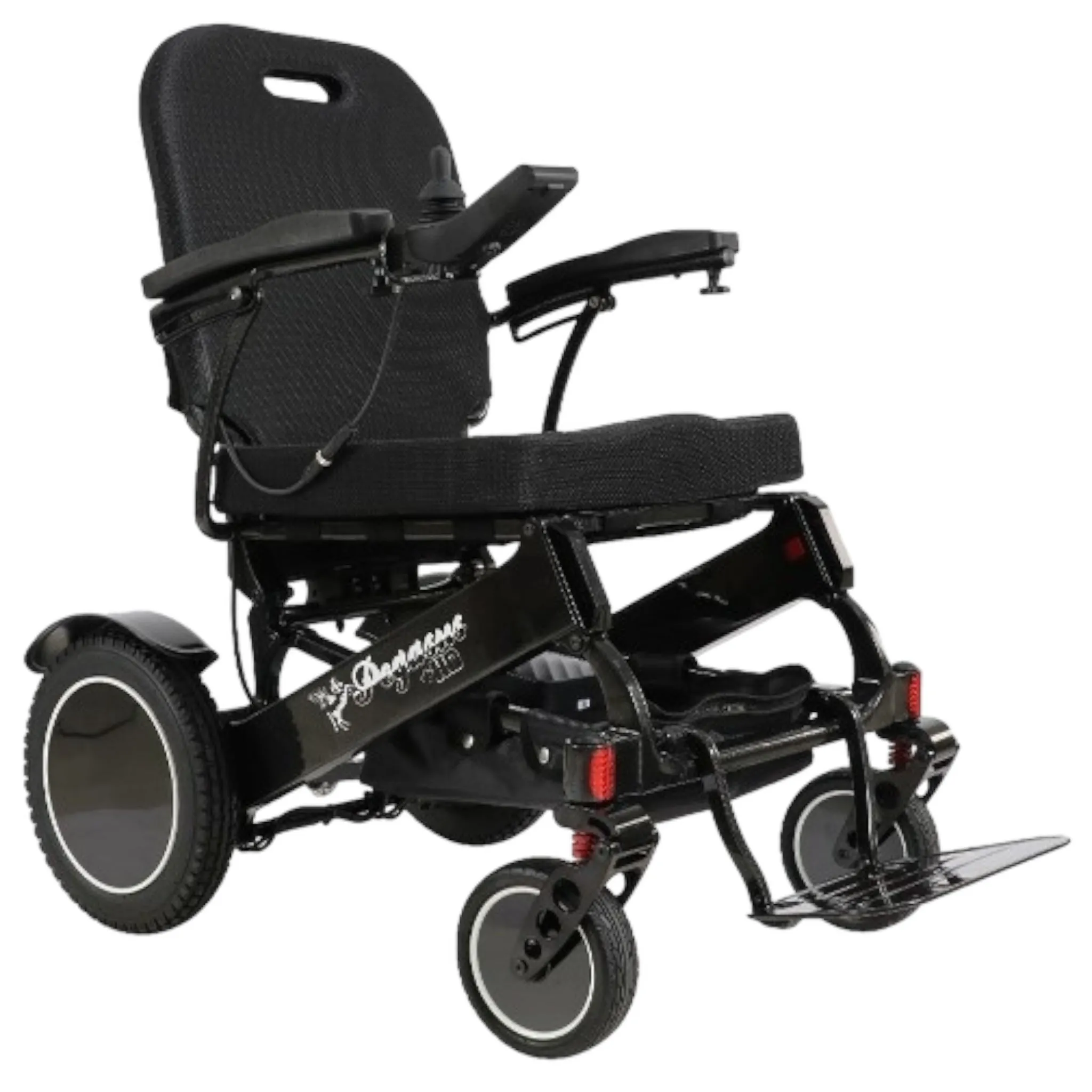 New Pegasus Plus HD Bariatric Foldable Power Chair | 19 x 19 inch Seat | 440 LB Capacity | Lightweight Carbon Fiber Frame