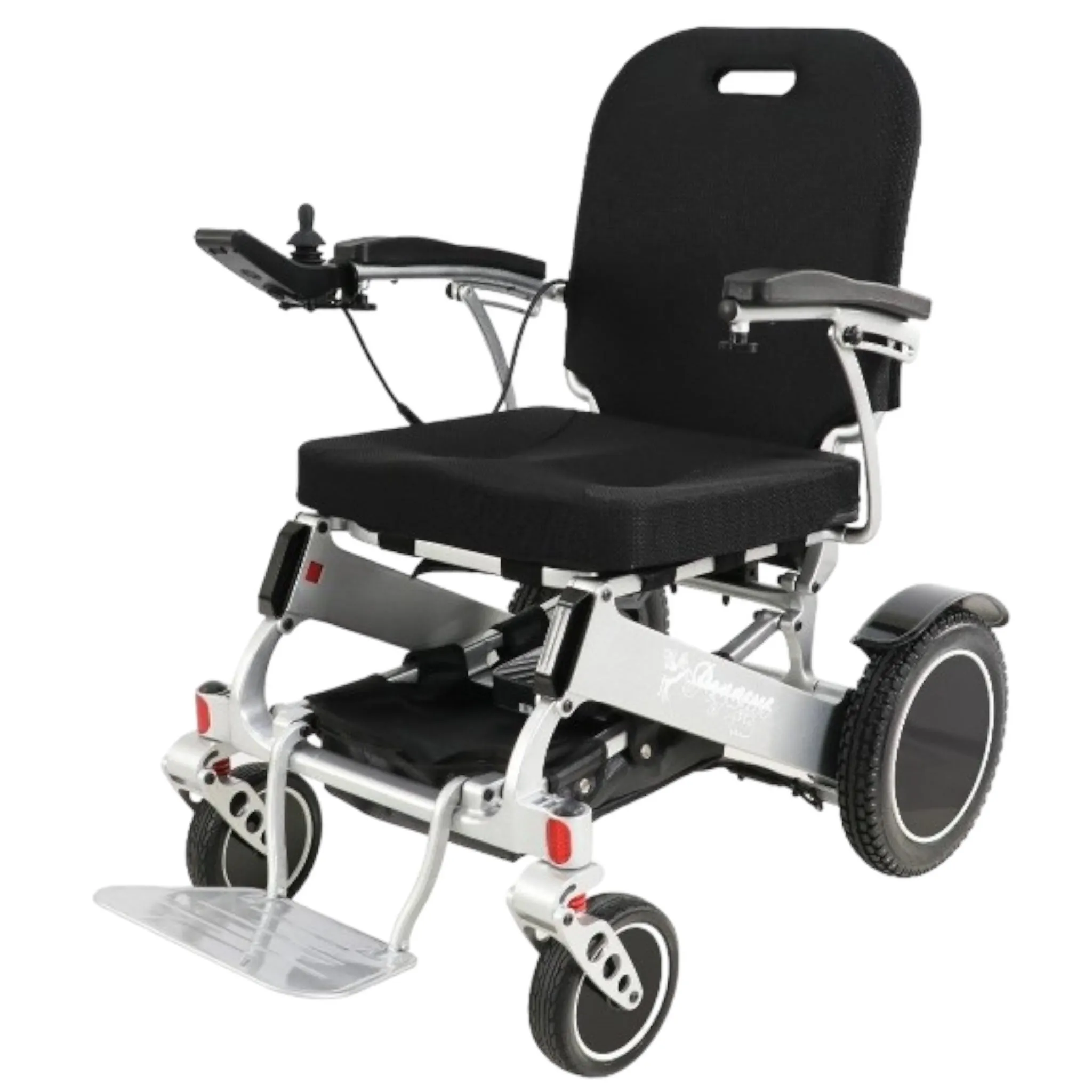 New Pegasus Plus HD Bariatric Foldable Power Chair | 19 x 19 inch Seat | 440 LB Capacity | Lightweight Carbon Fiber Frame